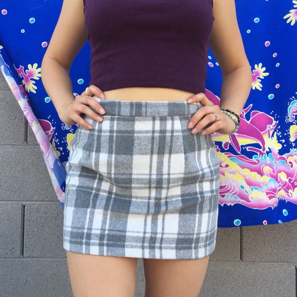 Plaid skirt